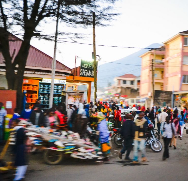 photo of people walking outdoors