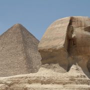 brown concrete pyramid under blue sky