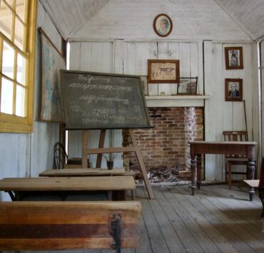 brown wooden desk table