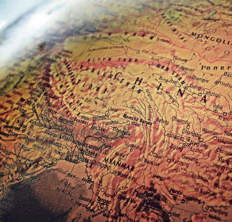 brown world map illustration