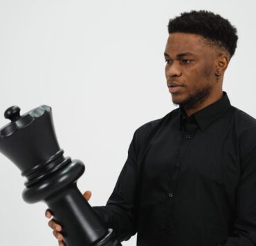 light man black portrait